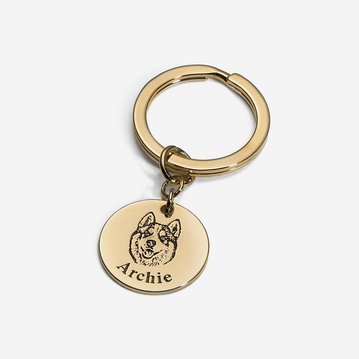 PET FACE KEYCHAIN