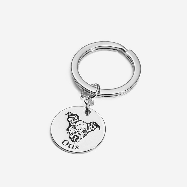 PET FACE KEYCHAIN